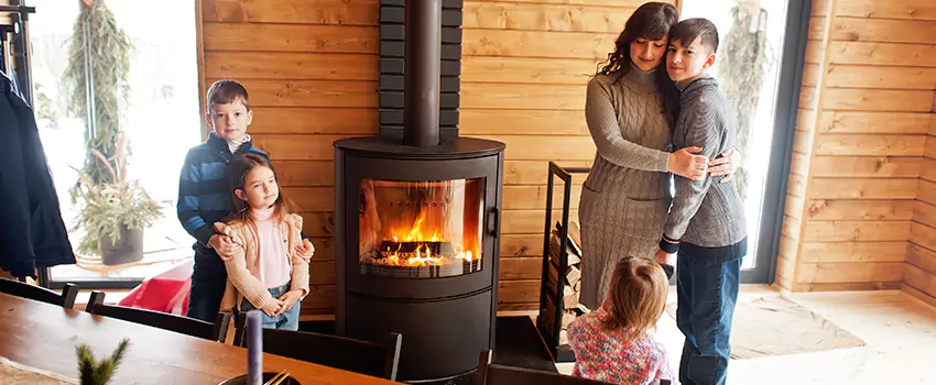 Morso Cast Iron Fireplace Insert Installation in Garfield, New Jersey