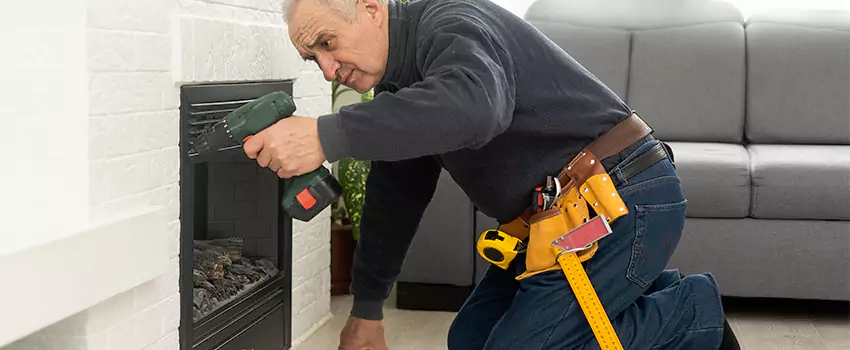 New Indoor Fireplace Installation in Garfield, New Jersey