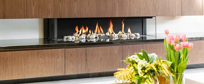 Double-height Fireplace Design Refurbishment in Garfield, New Jersey