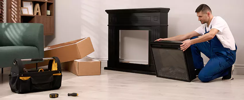 Old Rusted Metal Fireplace Repair And Replacement in Garfield, NJ